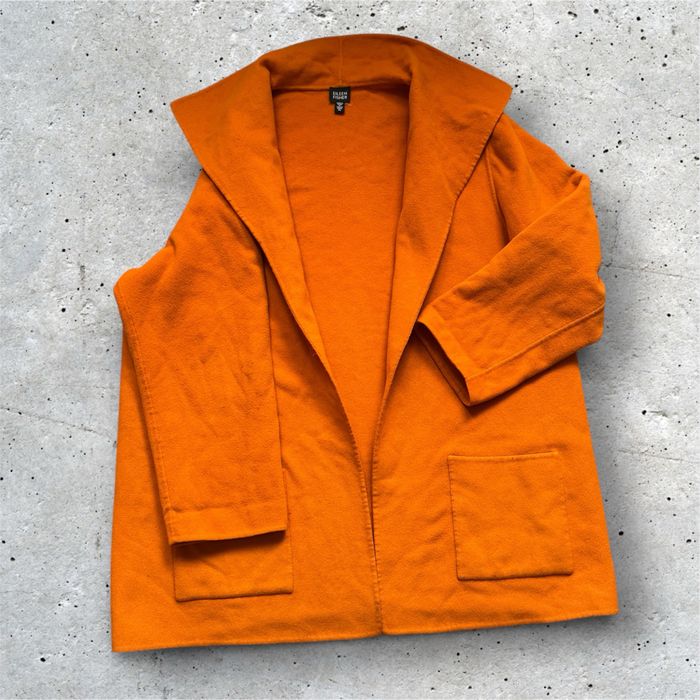 Палто eileen fisher смес от вълна и кашмир