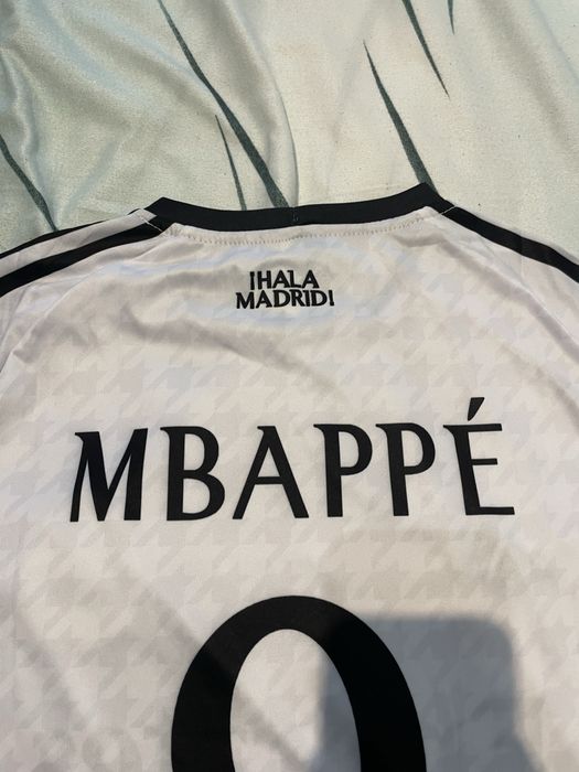 Tricou Real Madrid -alb Mbappe