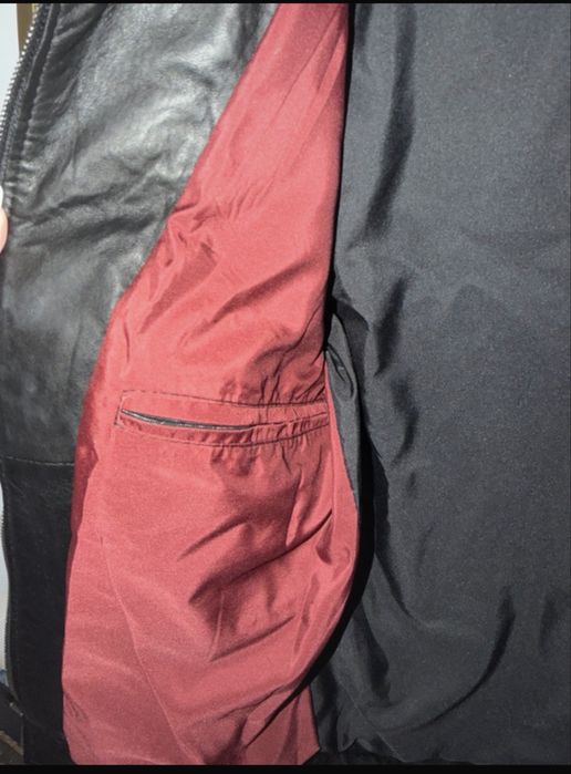 Geaca barbateasca de piele