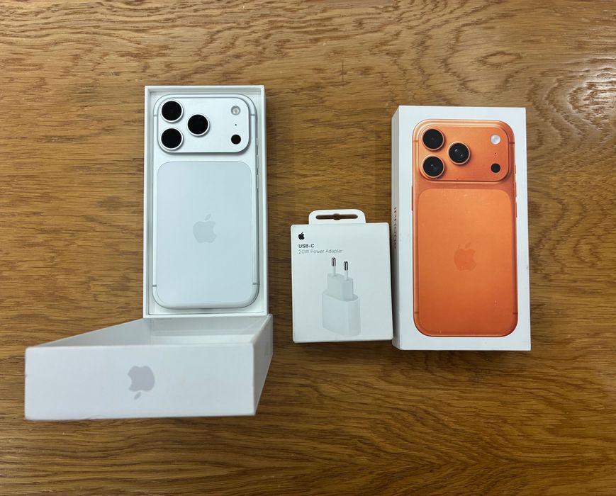 Нови iPhone 17 Pro 1TB Silver, Orange