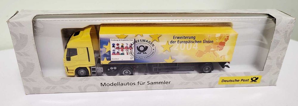 masinuta macheta camion postal Iveco Stralis  AWM nu Herpa scara 1:87