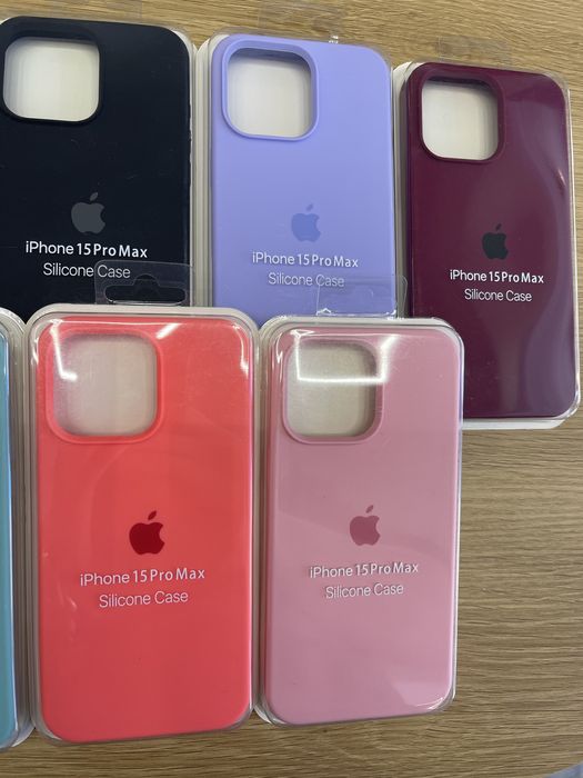 Силиконов кейс iPhone 15 15 Pro 15 Pro Max