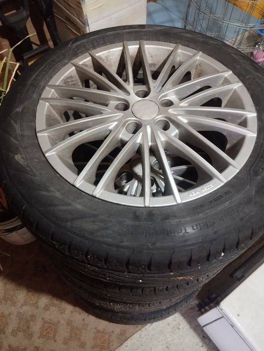 Летни гуми с лети джанти 16 5х100