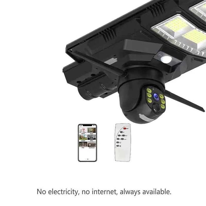 2в1 Камера + LED лампа WiFi IP66 – нощно виждане, детекция, звук 6мп