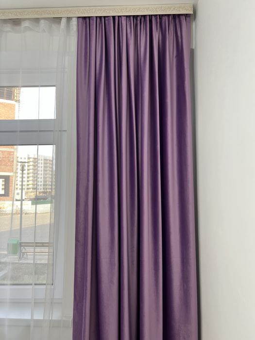 Продается штор с тюлем