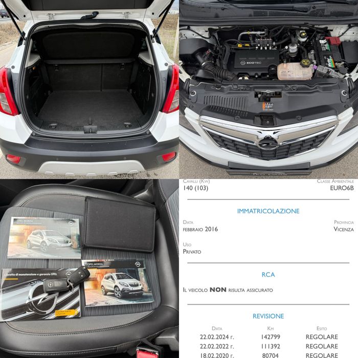 Opel Mokka 1.4i TURBO / LPG / COSMO / FULL / EURO 6B