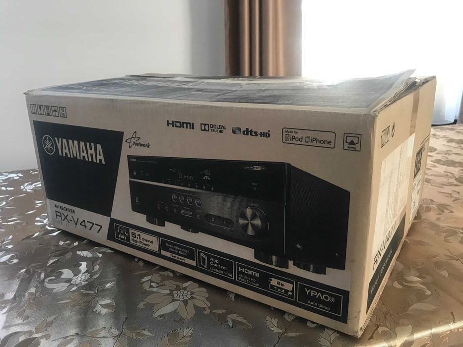 Vand Receiver RX-V477 si Boxe Yamaha 5.1 ca Nou Putin Folosit