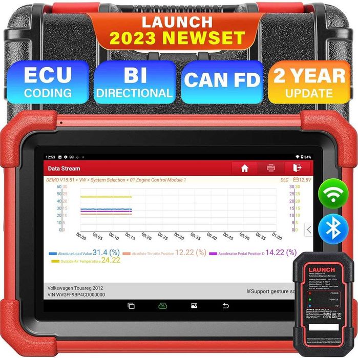 Launch X431 CRP919X BT Original - OBFCM pret imbatabil, 2 ani update ...