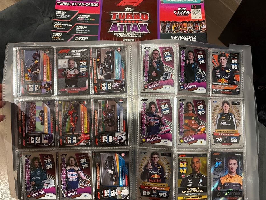 TOPPS F1 TURBO ATTAX – Карти за продажба и размяна
