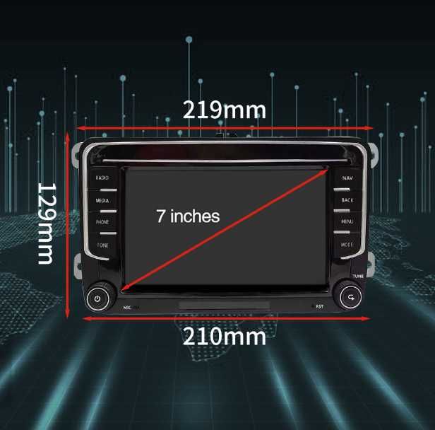 Navigatie VW, SKODA, SEAT, Android 13, 2G Ram+32 MONTAJ INCLUS