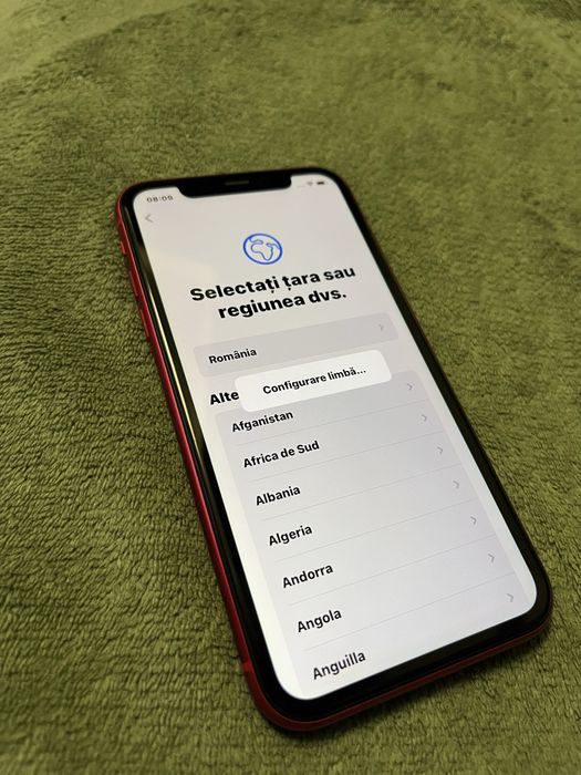 Iphone 11 Rosu Sanatate baterie 72%
