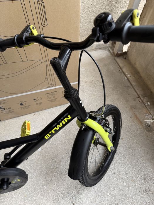 Bicicleta copii DARK-HERO 500 + bara initiere gratuit