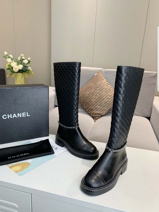 Cizme piele int ext, 39-39.5 Luxu