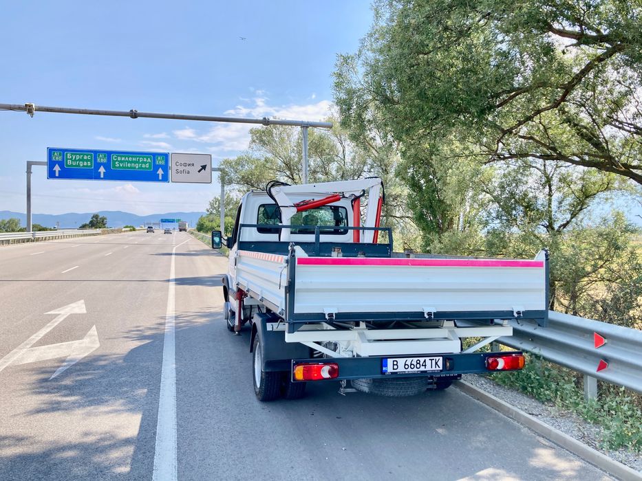 Транспортни услуги - самосвал с кран