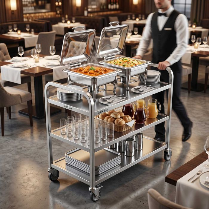 Тележки для Ресторана Nerjaveyka Нержавейка / Servis stoli