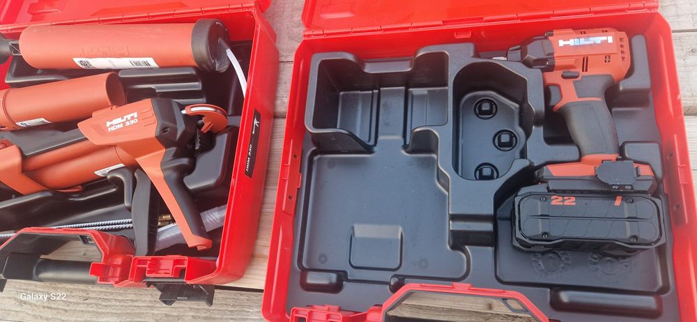 Hilti pistol de impact, ancora chimica