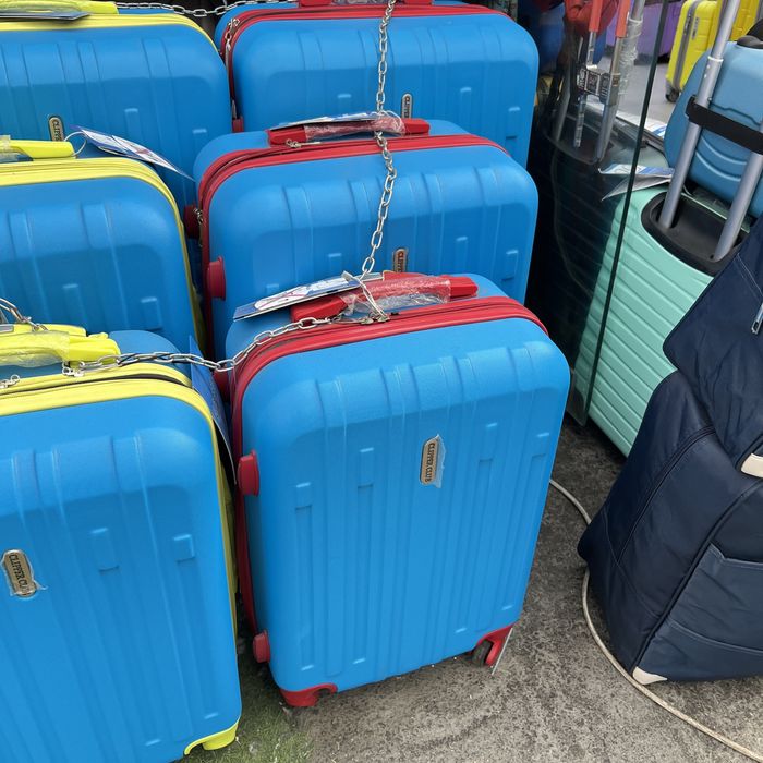 пътнически куфар+разширител комплект 3брABS удароустойчив 4 колела360°