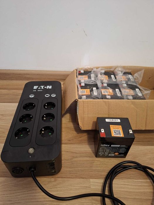 UPS EATON 3S 550VA functional ca nou, cu/fara acumulator nou, refurbished, reconditionat