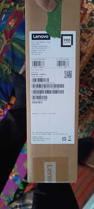 Lenavo 4ddr  256 ssd