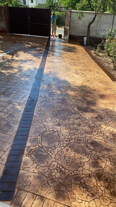 Beton maturat/beton decorativ/elicoperizat
