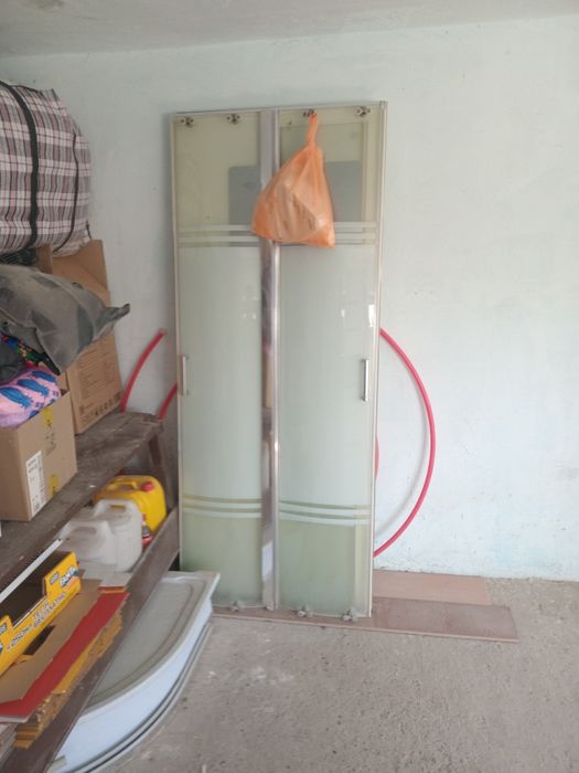 Душ, раковина, керамогранит