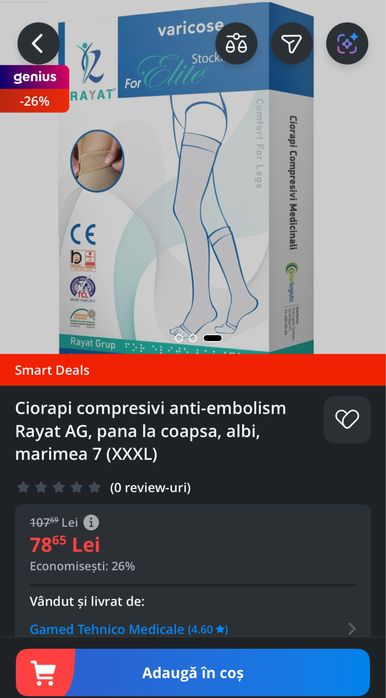 Ciorapi compresivi