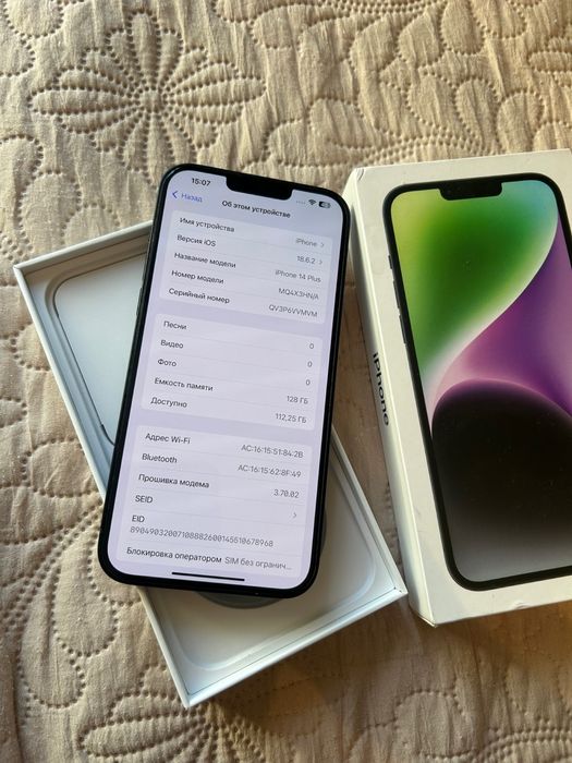 Iphone 14plus 128gb Black