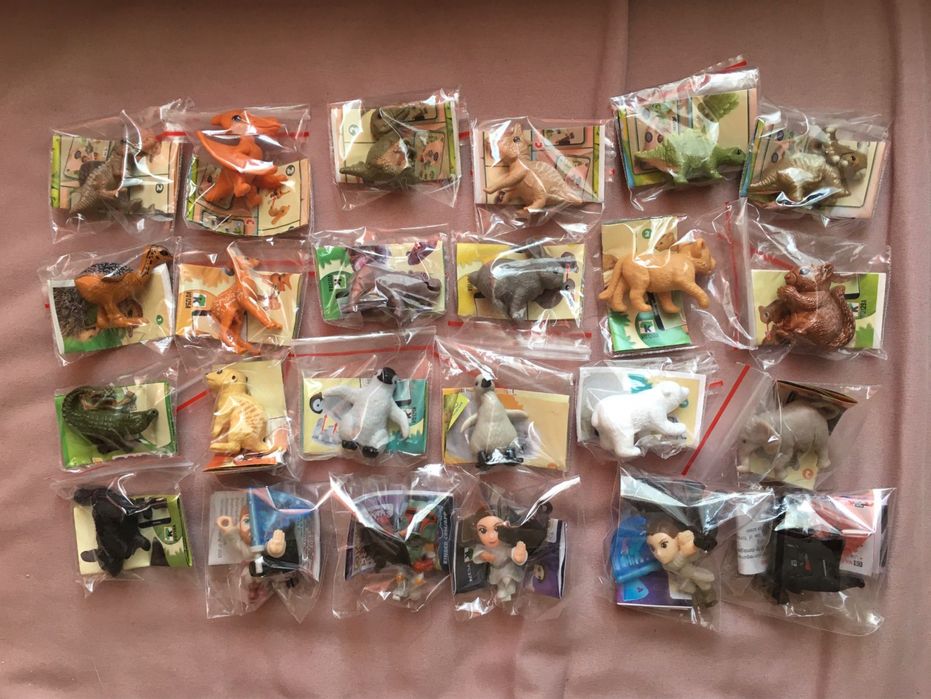 Киндеры Natoons динозавры star wars