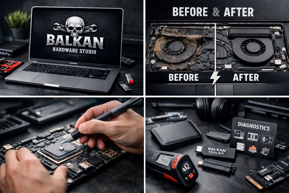 Ремонт и преинсталация на лаптопи – Враца | Balkan Hardware Studio