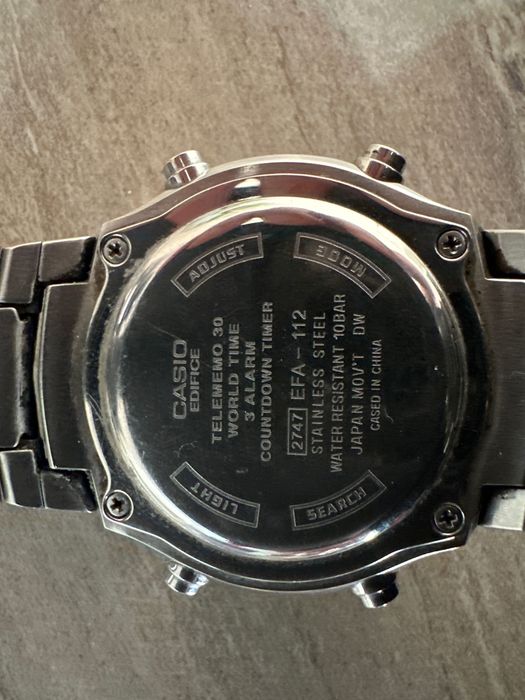 Casio Edifice EFA-112 – оригинален мъжки часовник