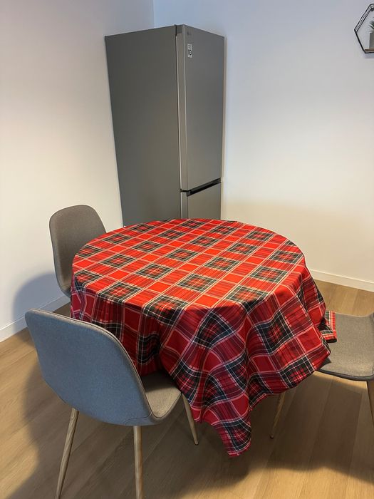 Față de masă, Pepco, roșie, 140x130, pătrată