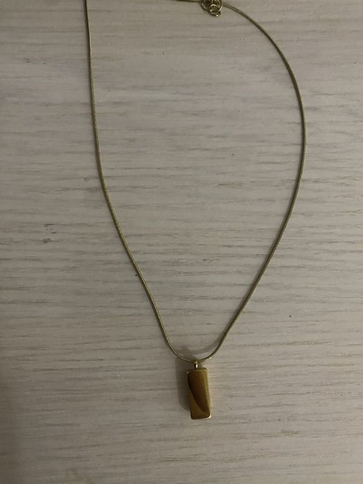 Кулон под золото с подвеской