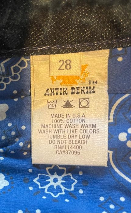 Уникални  дънки Antik Denim. Made in USA .  Ед Харди стил.