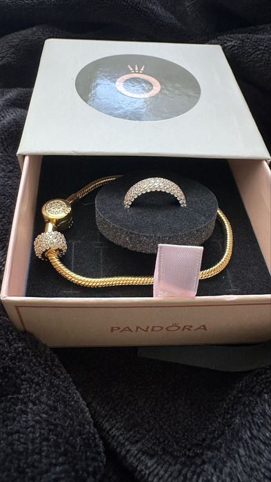 Bratara Pandora 19 cm+ charm + inel 8