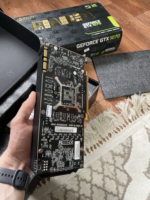 Видео карта  GEFORCE GTX 1070 NVIDIA 8гб