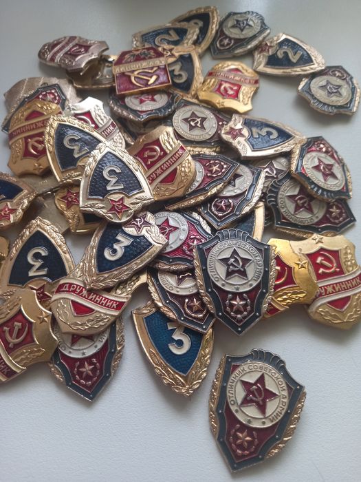 Значки алюминиевые ссср
