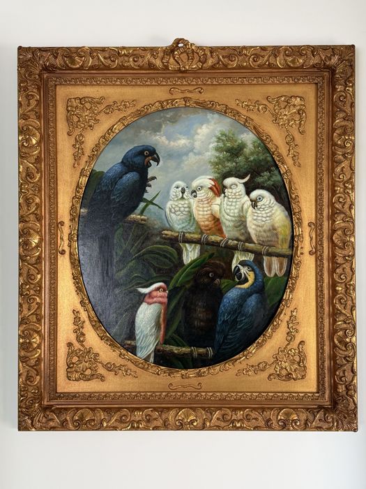 Tablou vechi pictura in ulei
