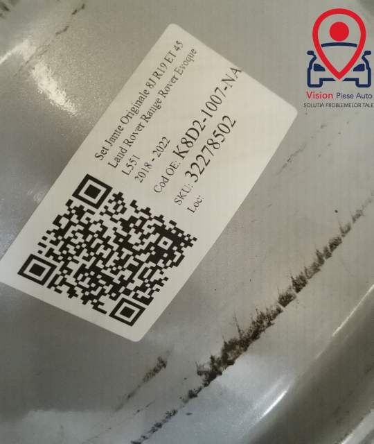 Комплект Оригинални Джанти 8J R19 ET 45 Ленд Роувър / Land Rover Рейнд