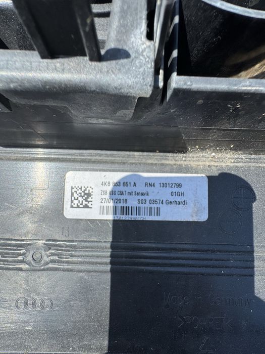 Bara fata si spate si grila Completa Audi A7 C8
