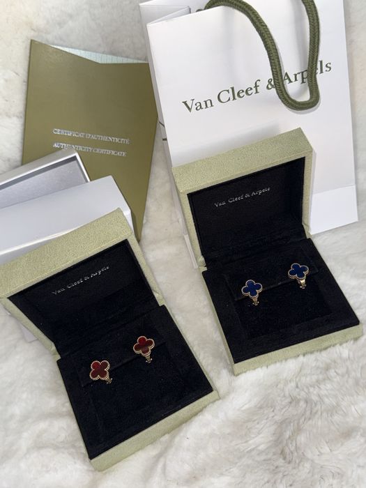 Van cleef 750 проба серьги