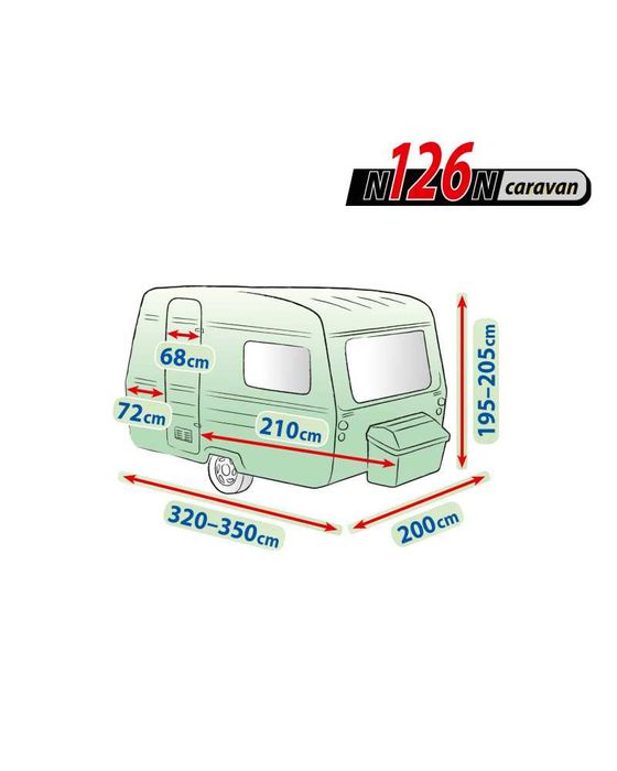 Покривало За Каравана Kegel,Водоустойчиво,UV Защита,3410мм Воден Стълб