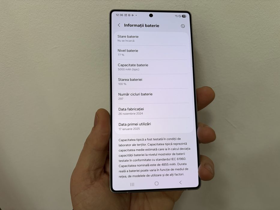 Samsung Galaxy S25 Ultra, 256 gb, 12 gb ram, Titanium SilverBlue