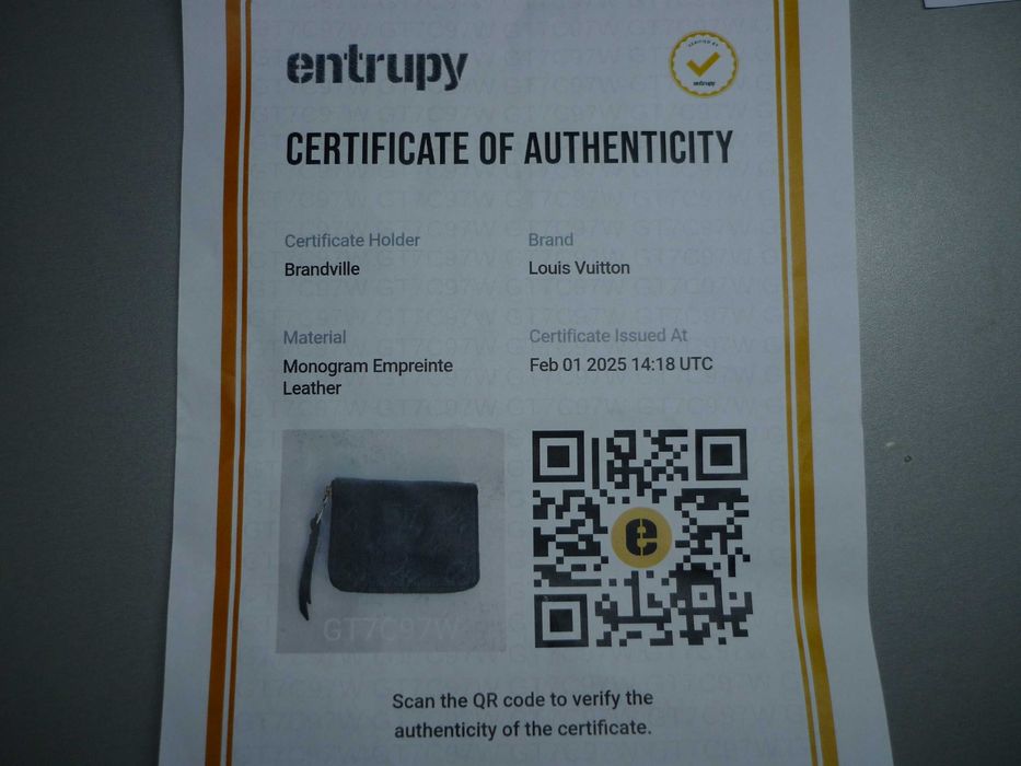 Оригинално малко   Louis Vuitton портмоне с цип