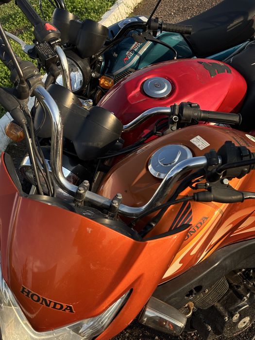 Мотоцикл Honda на учёте