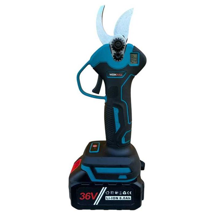 Промо 2в1 Лозарска ножица с дисплей + 25см Безчетков Трион с авт.омасл