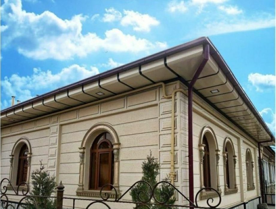 Тарнов водасток слив труба урнатамиз ремонт.Tarnov sliv truba o'rnatam