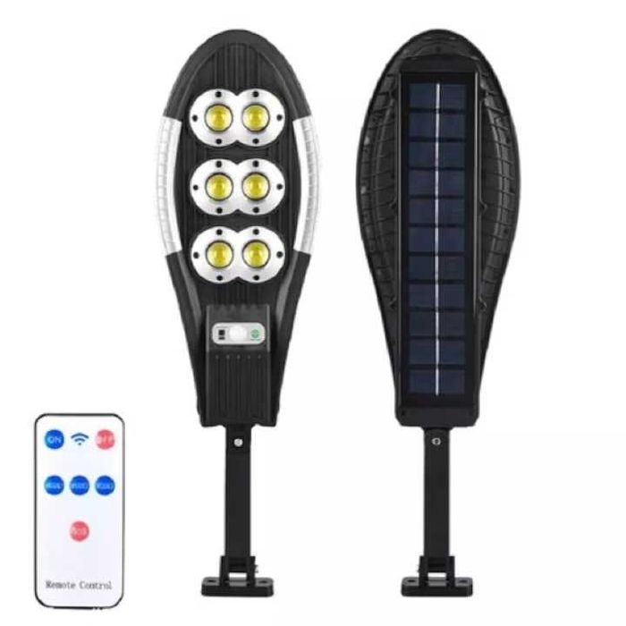 Комплект 5 броя Мощна Соларна LED улична лампа със сензор за движение