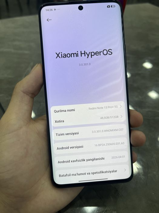 Redmi Note 13 Pro + 5G 512/12 гб