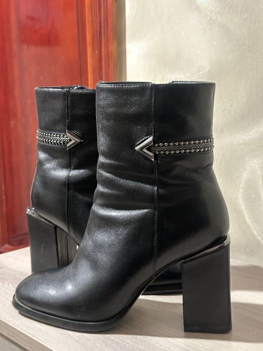 зимние ботильоны кожа, зима 37р