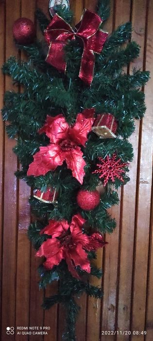 Новогодний венок. Компания Люминарк. Доставка.